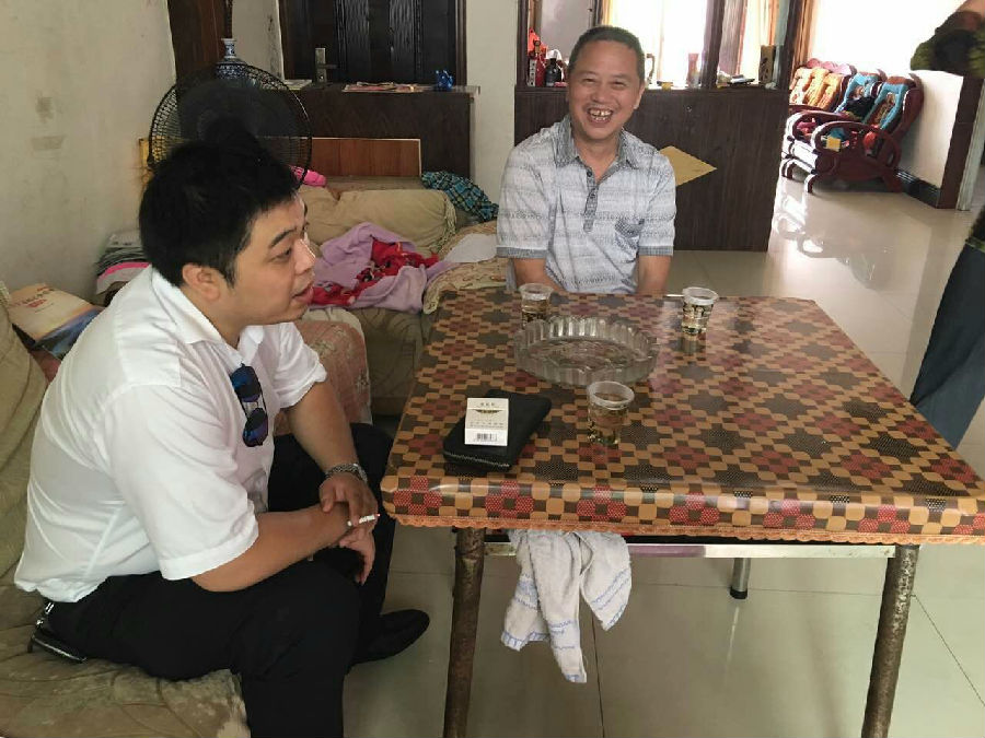 坦坪社清收现场