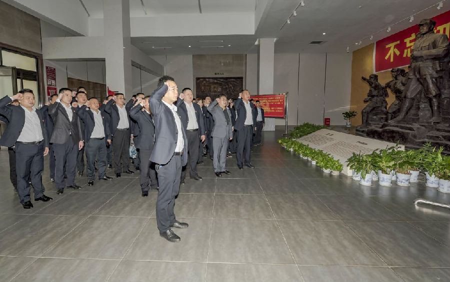 全体党员重温入党誓词