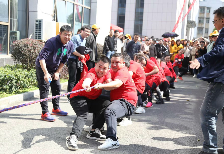 图为运动项目比赛现场