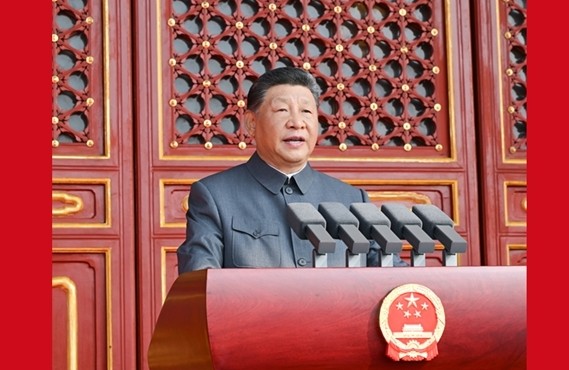纪念中国人民抗日战争暨世界反法西斯战争胜利80周年大会在京隆重举行 天安门广场举行盛大阅兵仪式 习近平发表重要讲话并检阅受阅部队